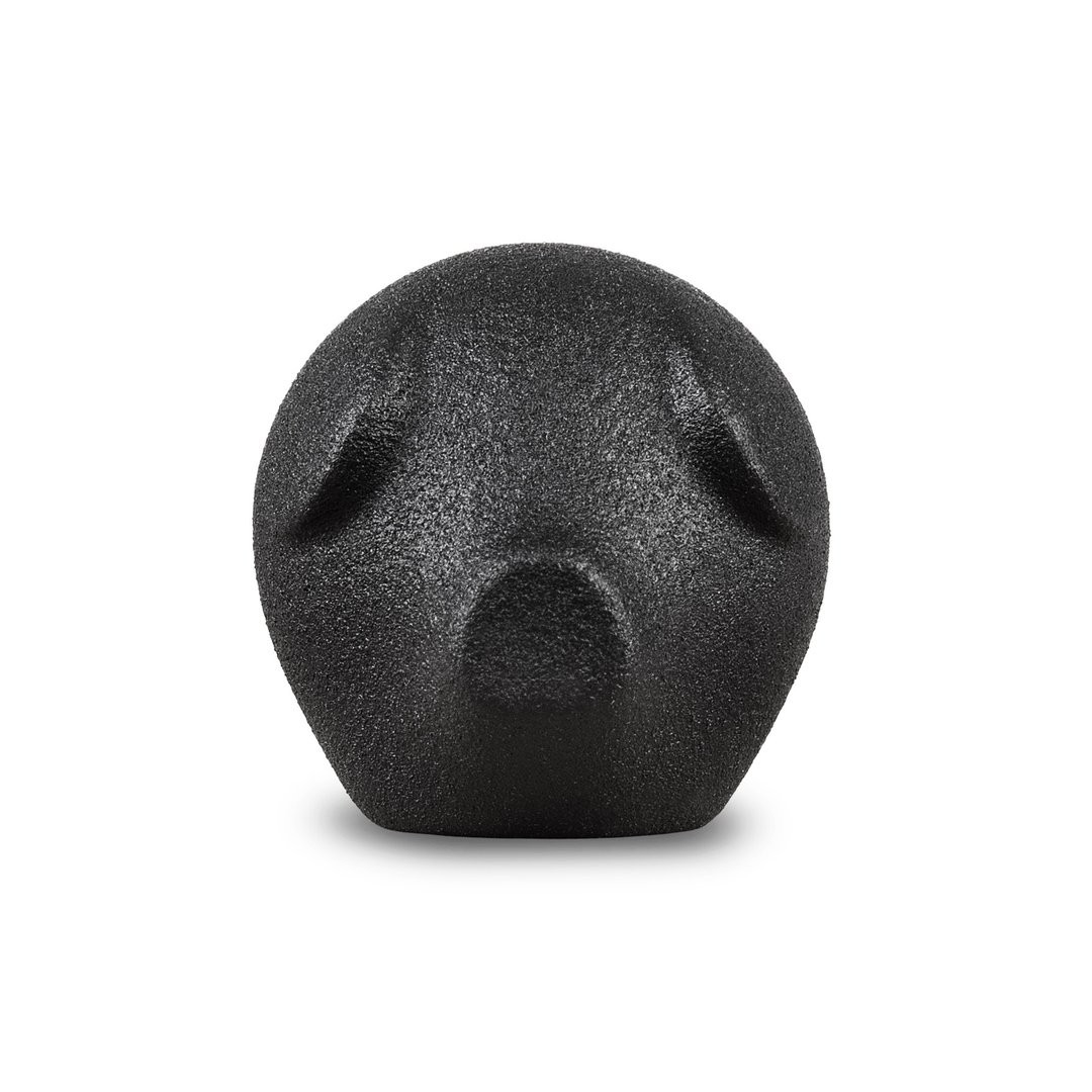 喜猪_纸镇/摆饰/十二生肖/筷架 Pig Figurine - 摆饰 - 其他金属 黑色