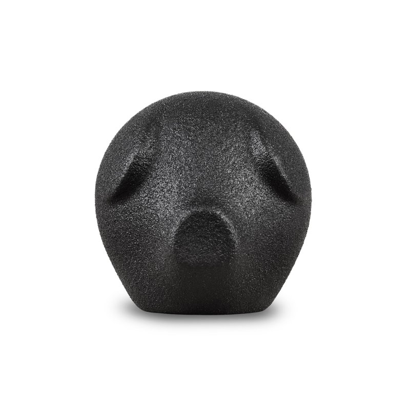 喜猪_纸镇/摆饰/十二生肖/筷架 Pig Figurine - 摆饰 - 其他金属 黑色