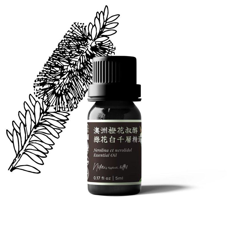 【卡佛香】澳洲橙花叔醇绿花白千层精油 - 香薰/精油/线香 - 玻璃 黑色
