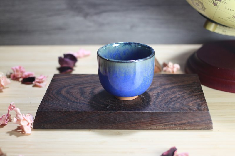 【送礼好物】90ml 天目釉 直身圆口茶杯 酒杯 莺歌名家叶敏祥作 - 茶具/茶杯 - 瓷 