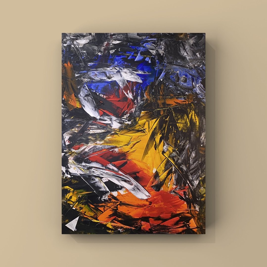 吞噬色块-抽象画/居家装饰/挂画 - 海报/装饰画/版画 - 其他材质 