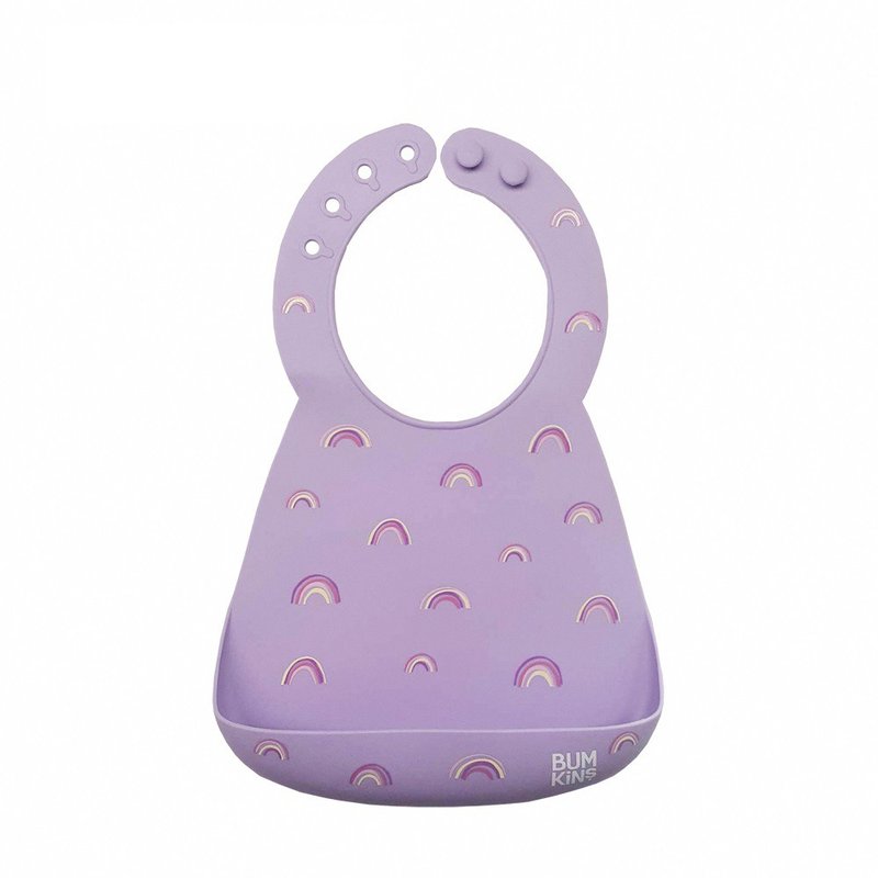 Bumkins 硅胶围兜-彩虹SMB-19 - 围嘴/口水巾 - 其他材质 