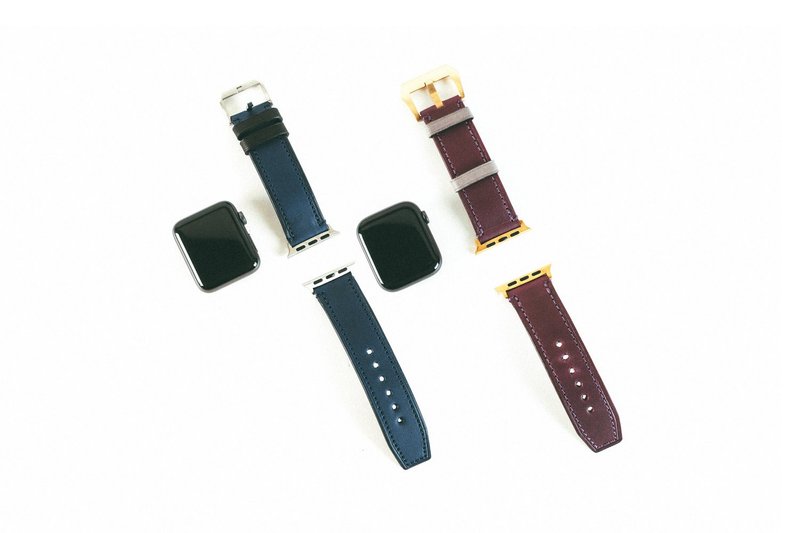 手作课程 Apple Watch撞色表带|皮革|真皮|撞色|礼物 - 皮件 - 真皮 