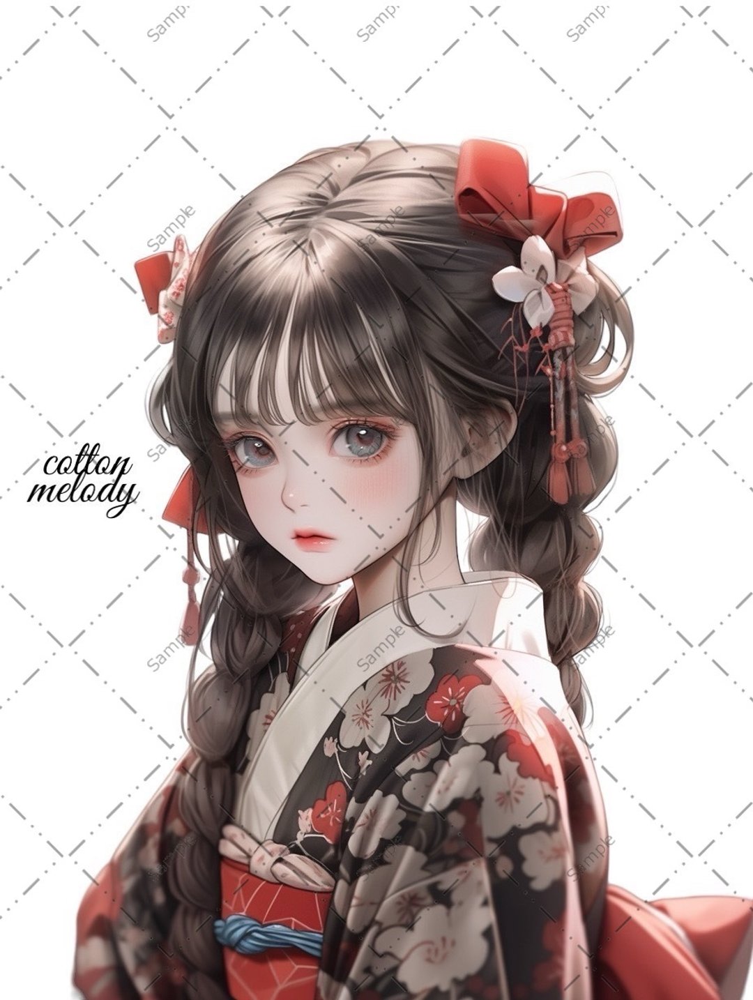 原创贴纸 No.337 人物贴纸 原创贴纸 人物贴纸 女孩贴纸 原创人物贴纸 - 贴纸 - 纸 