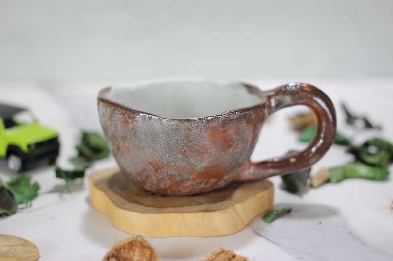 【送礼好物】130ml 苏打烧 手捏咖啡杯 陶作家叶佳佩纯手制 - 咖啡杯/马克杯 - 瓷 