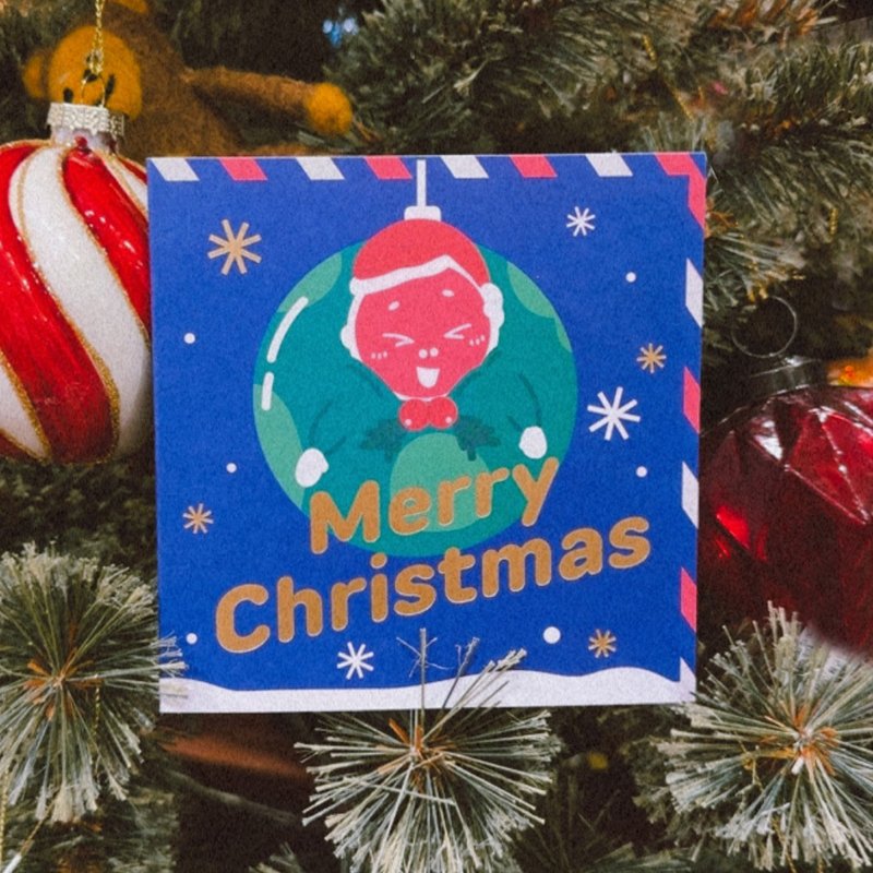 Wulichacha Merry Christmas Ball 圣诞卡 - 卡片/明信片 - 纸 