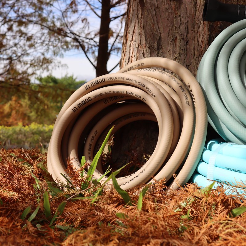【In mood】绿意生活沙色园艺水管组 (5m) 园艺 工具 - 其他 - 橡胶 
