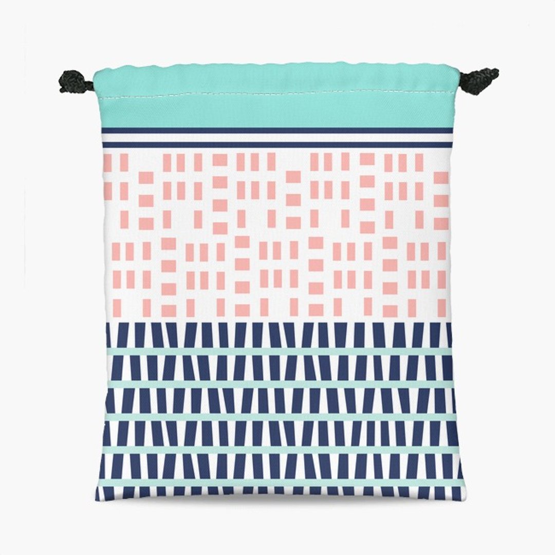 Drawstring Pouch - 束口袋 - Windows / Mint - 化妆包/杂物包 - 其他材质 