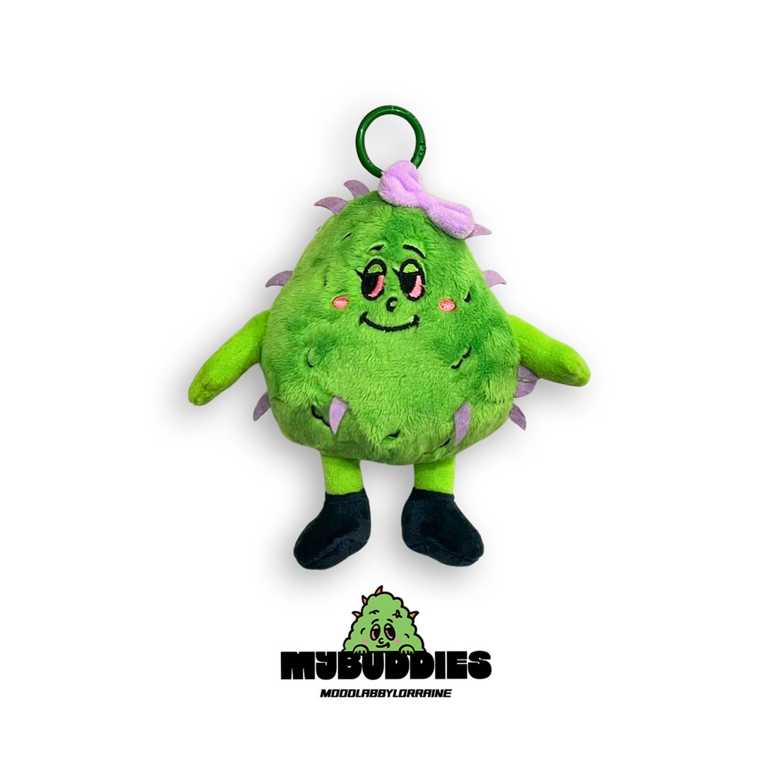 MYBUDDIES PURPLE HAZE 钥匙扣公仔 - 钥匙链/钥匙包 - 棉 绿色