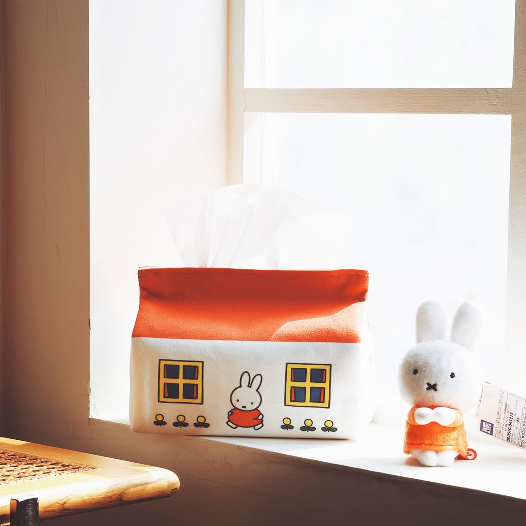 【Pinkoi x miffy】联名限定 - 房子卫生纸套 / miffy的家 ( 红 ) - 纸巾盒 - 其他人造纤维 红色