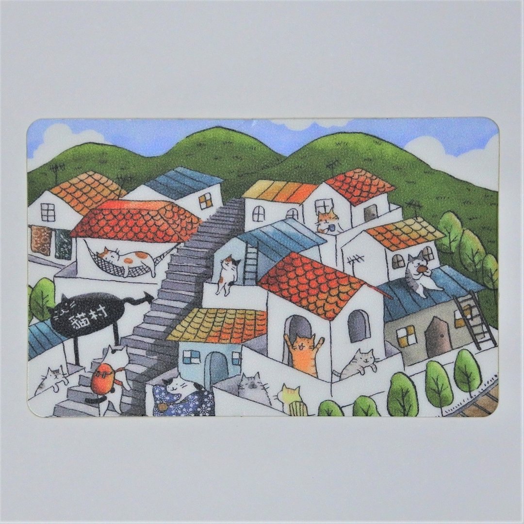 3猫小铺~猴硐猫村卡片贴纸(插画家:猫小姐) - 贴纸 - 纸 多色