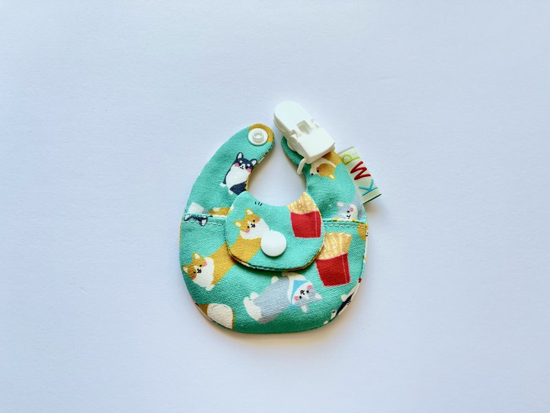 围兜兜造型平安袋 柴犬薯条 - 平安符/符袋 - 棉．麻 多色