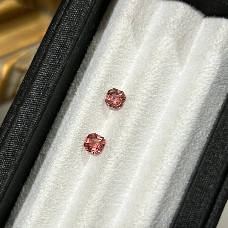 【裸石】碧玺 Tourmaline LT156/LT157 - 项链 - 宝石 粉红色