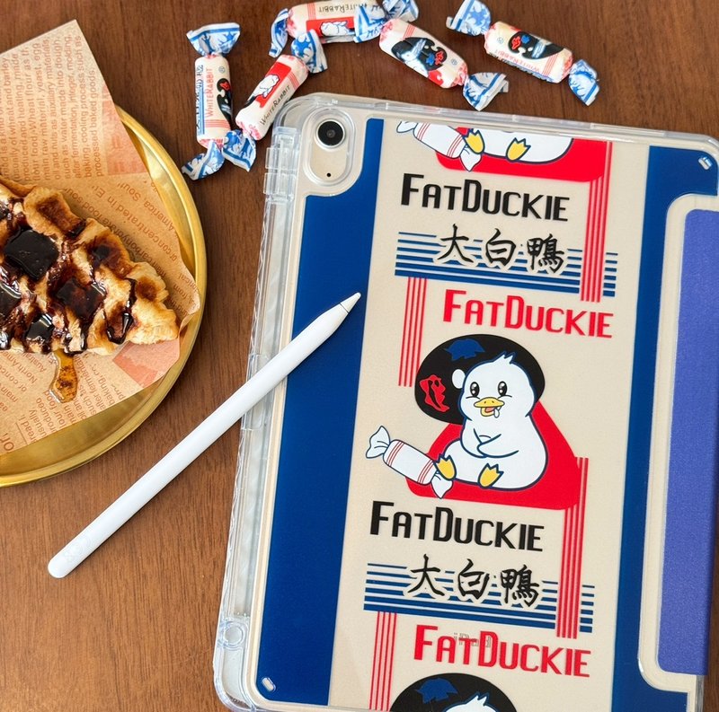【大白鸭】透明硬壳iPad Case - 平板/电脑保护壳 - 硅胶 绿色