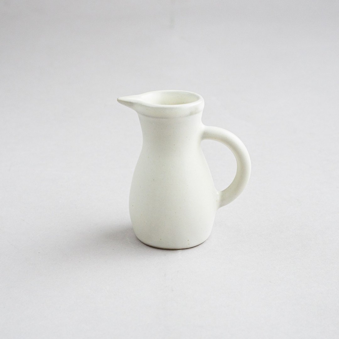 jogja creamer/white plain - 调味罐/酱料瓶 - 陶 