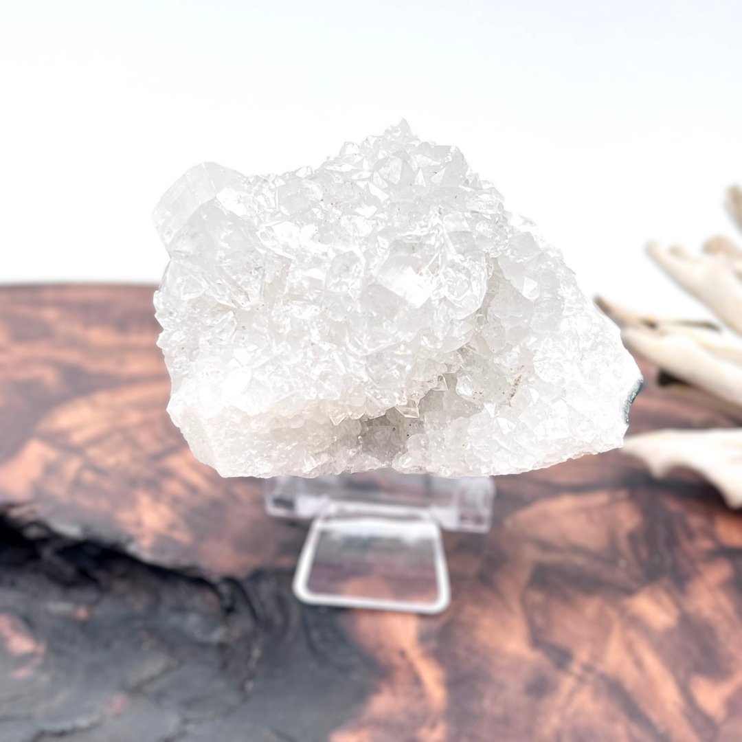 雪息。原矿 摆件 净化 能量 疗愈 l 钻石鱼眼石 爆彩 l - 摆饰 - 水晶 白色