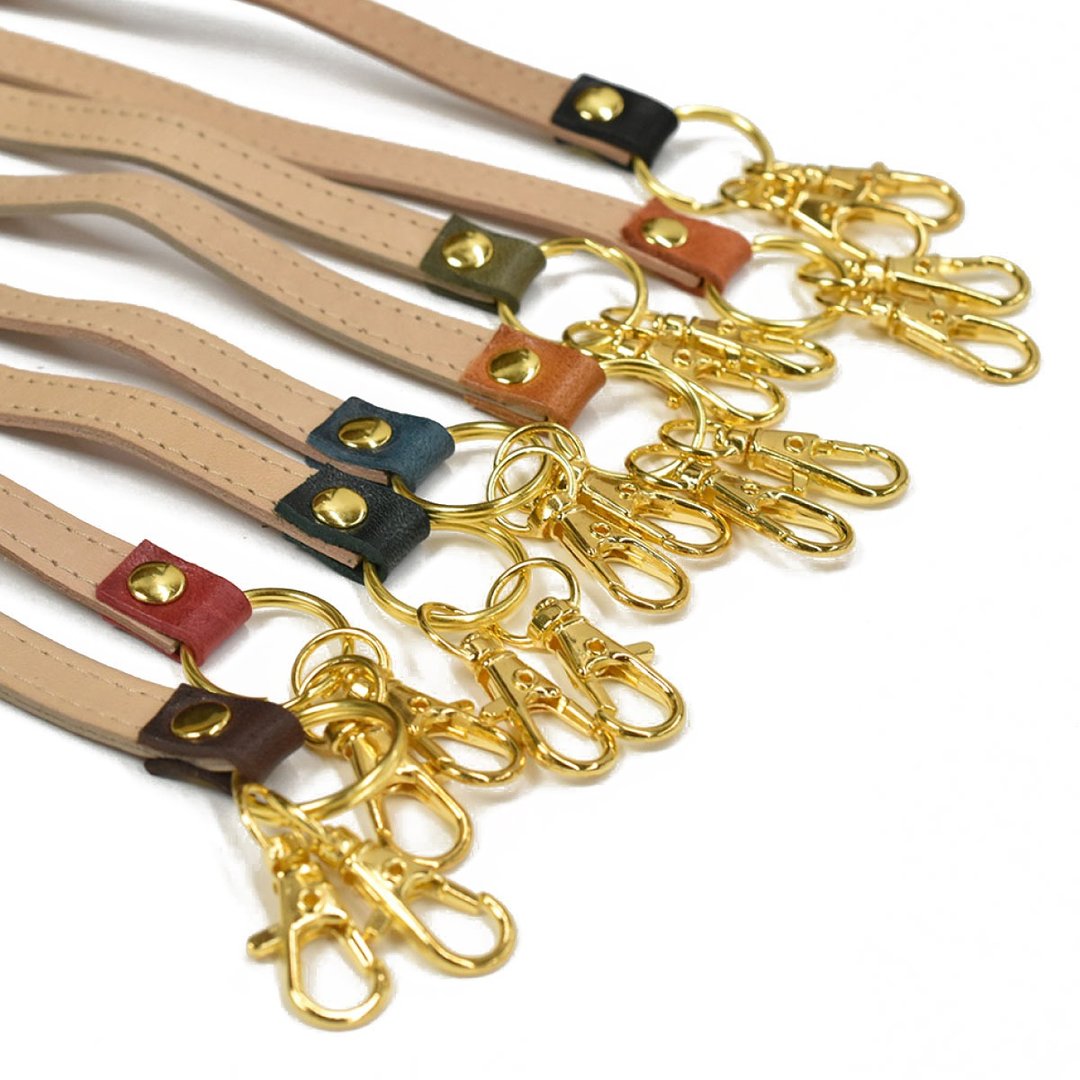 Domestic Horse Leather Horse Leather Shoulder Strap Adjustable Horse Leather Genuine Leather Shoulder Strap Made in Japan JAK078 - 挂绳/吊绳 - 真皮 黑色