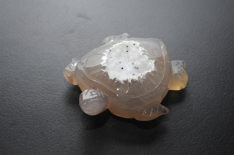 玛瑙龟  灵修 招财 破煞 防小人 - 摆饰 - 宝石 