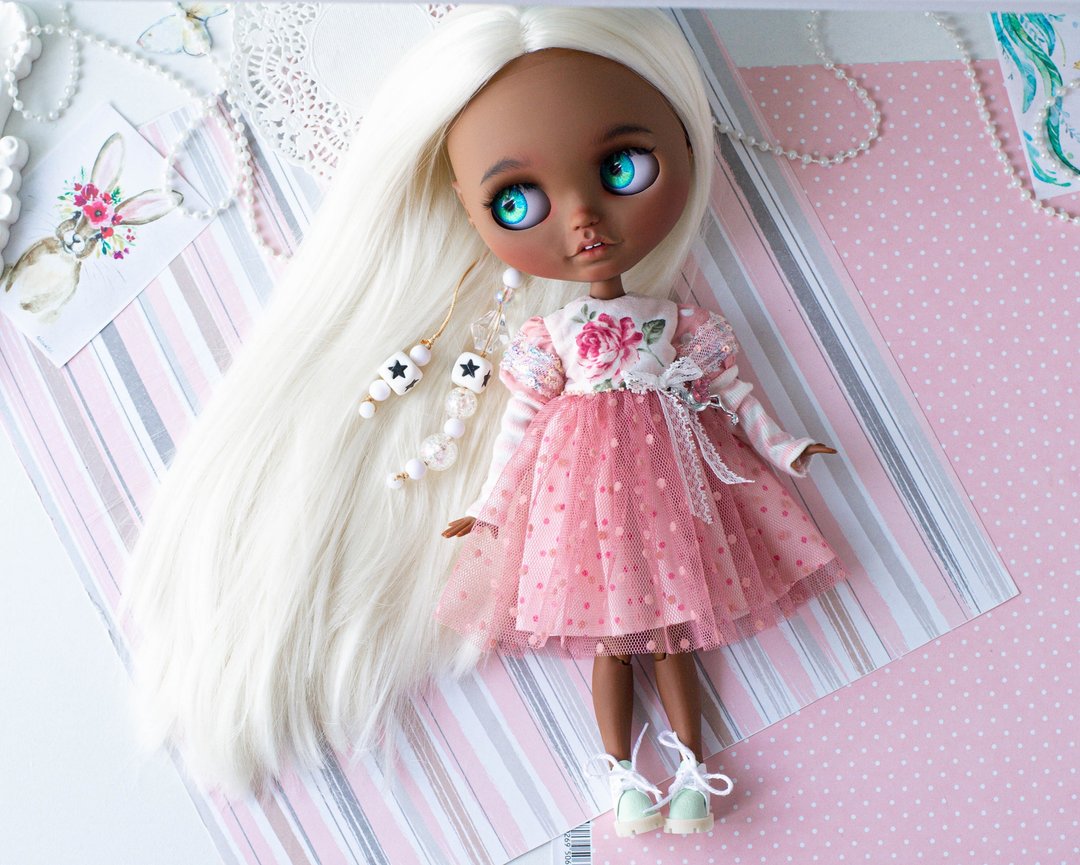 Custom Takara Blythe doll カスタムタカラブライス人形 定制的塔卡拉布赖特娃娃 - 玩偶/公仔 - 塑料 白色