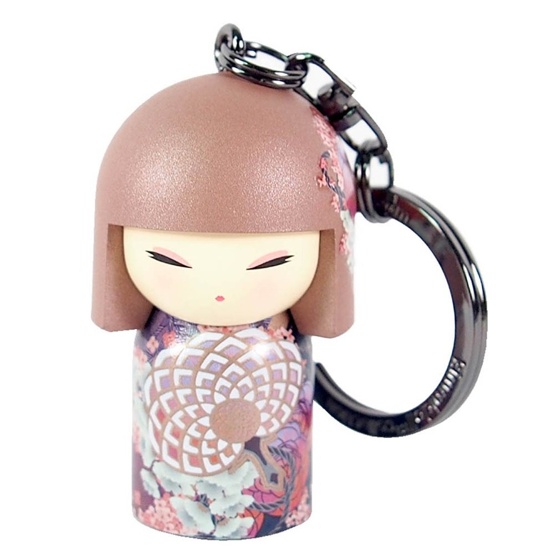 钥匙圈-Airi可爱珍贵【Kimmidoll 和福娃娃】 - 钥匙链/钥匙包 - 陶 粉红色