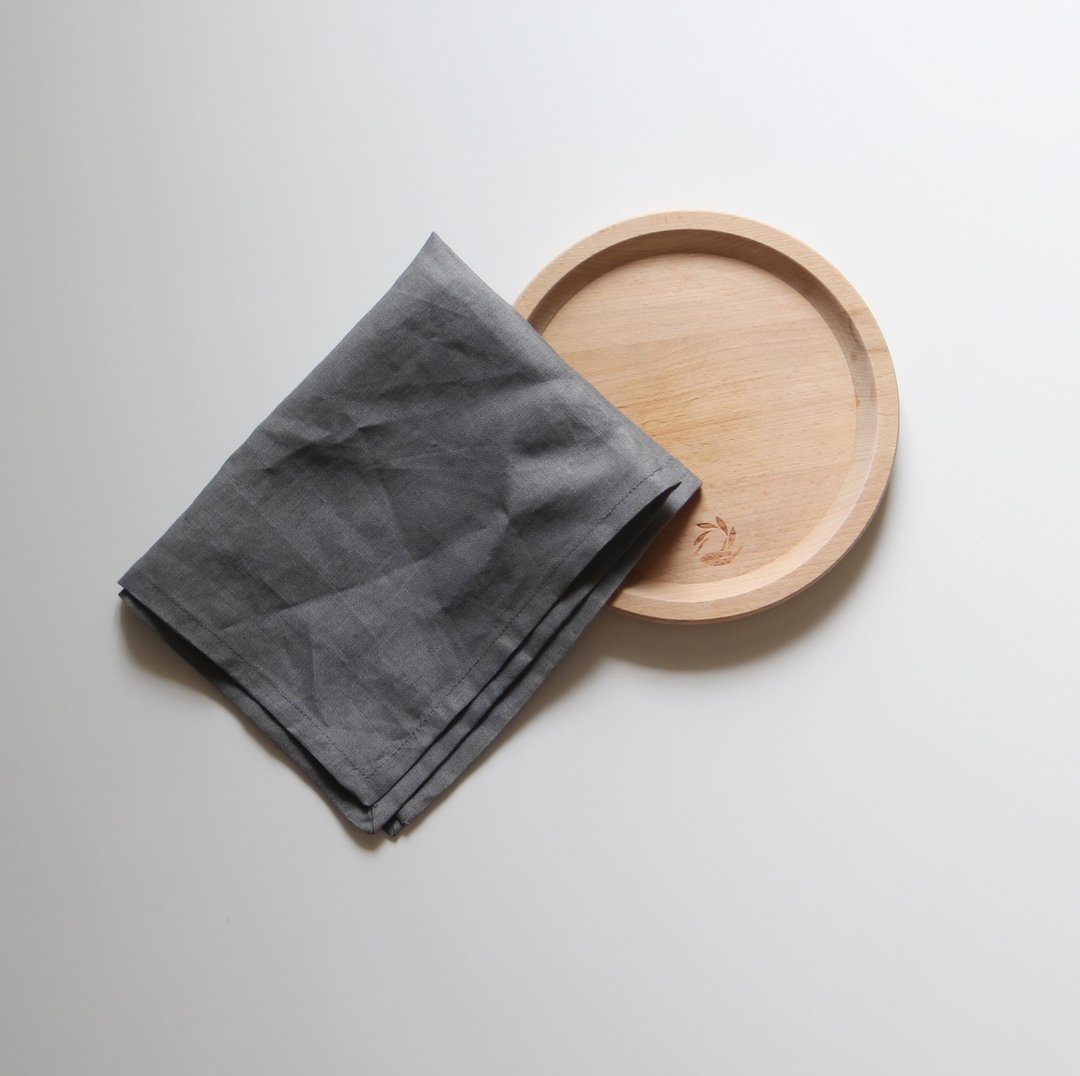 kitchen towel 厨房巾- 灰色 - 餐垫/桌巾 - 棉 灰色