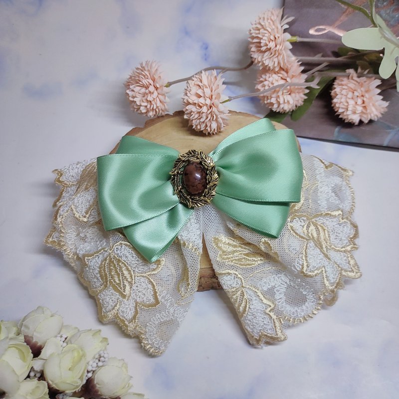 梦幻蕾丝系列-米绿森林 - 发饰 - 其他材质 金色