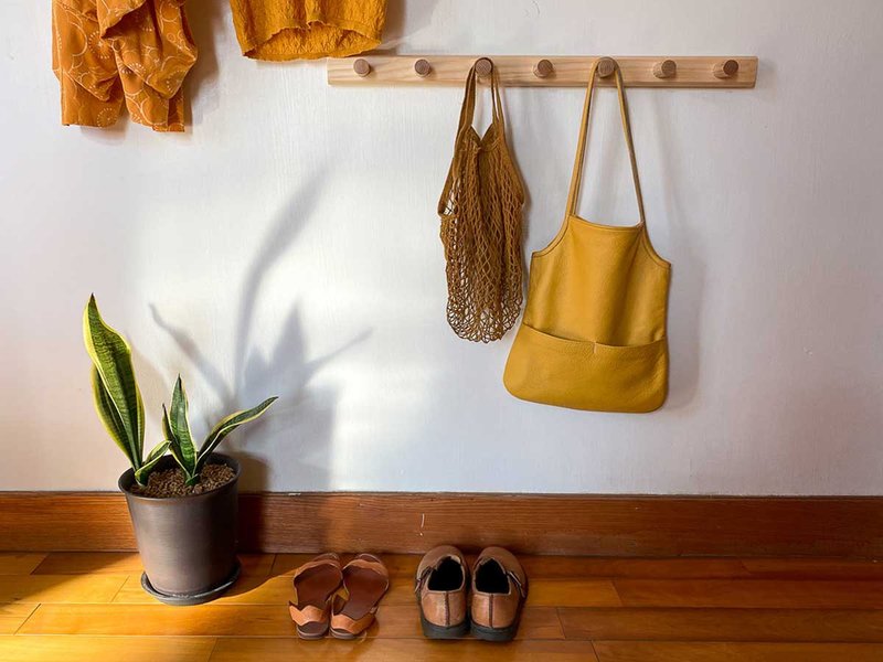 木岛BOKTO || 栓木 || 挂衣架 壁挂衣架 衣帽挂钩 - 衣架/挂勾 - 木头 