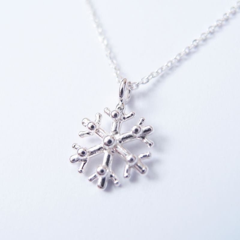 雪花B 925银 项链 / snowflake B NK - 项链 - 其他金属 银色