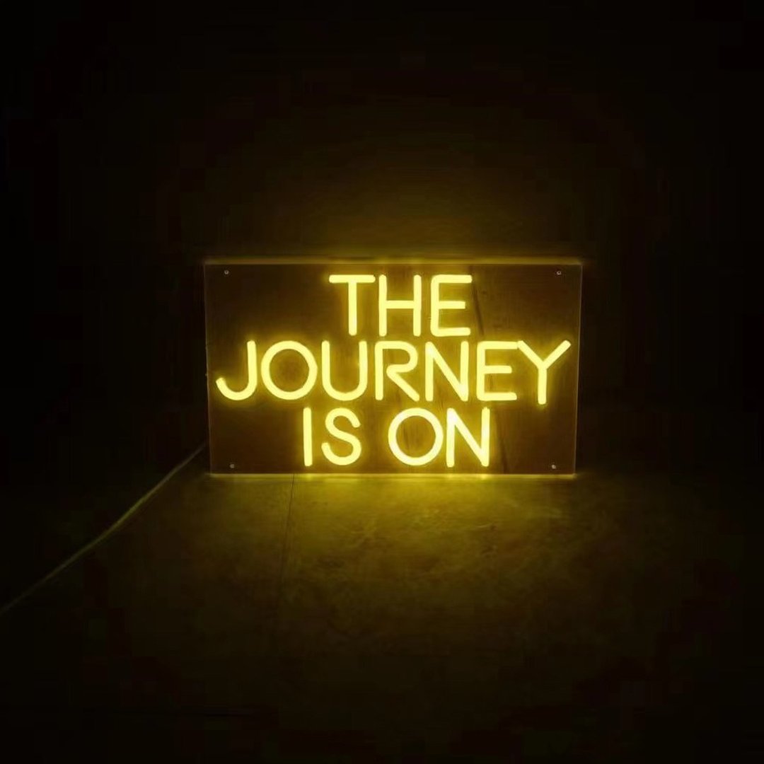 THE JOURNEY IS ON霓虹灯LED发光字老师礼物 毕业纪念 婚礼小物 - 灯具/灯饰 - 压克力 透明