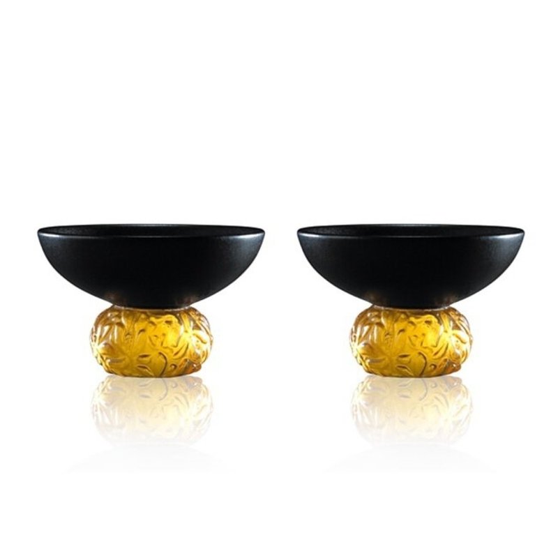 LIULI LIVING 一口珍 (酒杯 对杯) - 酒杯/酒器 - 琉璃 黄色