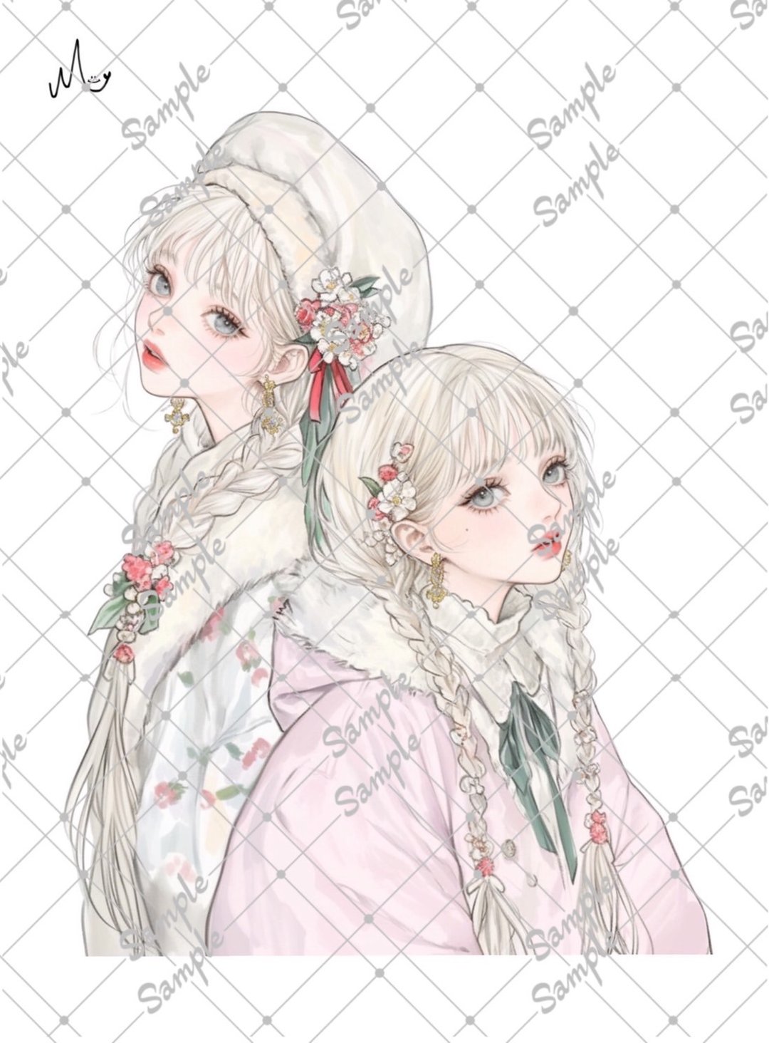 原创人物贴纸 12 月新作 - 贴纸 - 纸 