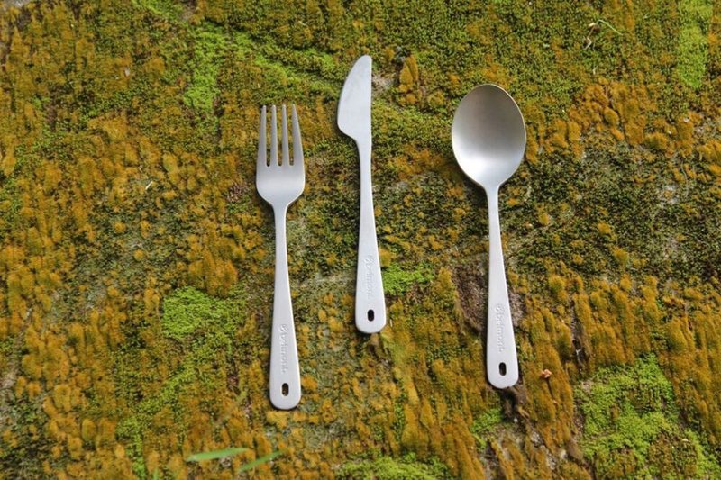 日本belmont - 60g 环保钛金属刀叉匙 3 件组 - 餐刀/叉/匙组合 - 其他金属 