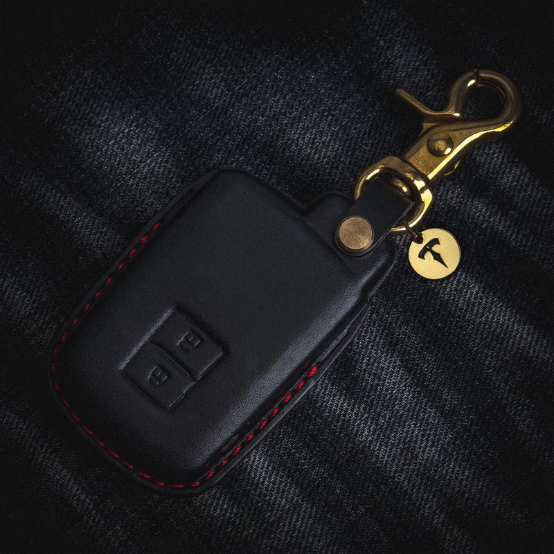 丰田 TOYOTA AE86 RAV4 Camry Altis CHR 汽车钥匙皮套 - 钥匙链/钥匙包 - 真皮 黑色