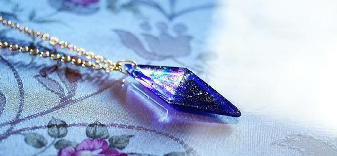 [Made to order] Pure dream ~ Blue world ~ - 项链 - 其他金属 