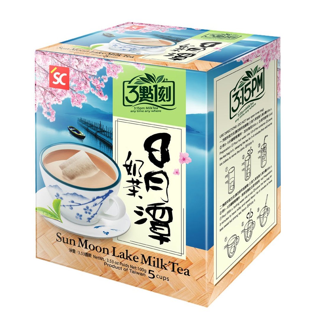 【3点1刻】世界风情 日月潭奶茶 5入/盒 - 奶类/豆浆 - 其他金属 粉红色