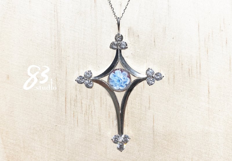 十字架骨灰纪念琉璃饰品 - 手链/手环 - 琉璃 