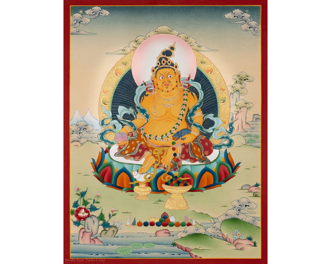 财神唐卡  繁荣之体现 - 墙贴/壁贴 - 其他材质 多色