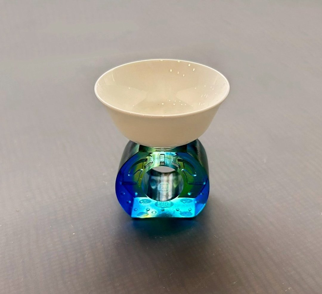 琉璃工房摆件 – 纯收藏 SC-034 - 摆饰 - 玻璃 蓝色