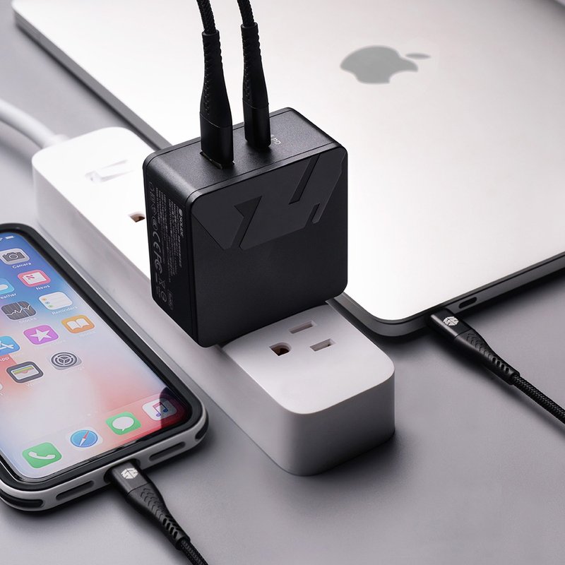 57W 双孔快充头 充电器 PD QC/ BSMI认证 - 数码小物 - 其他材质 黑色