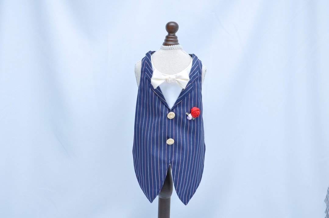 柯芮恩男服。Among礼服系列 - 衣/帽 - 棉．麻 蓝色
