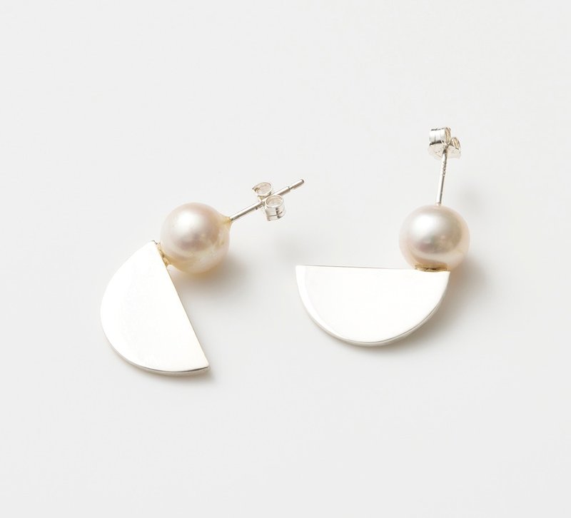 CP86 - 耳环/耳夹 - 其他金属 银色