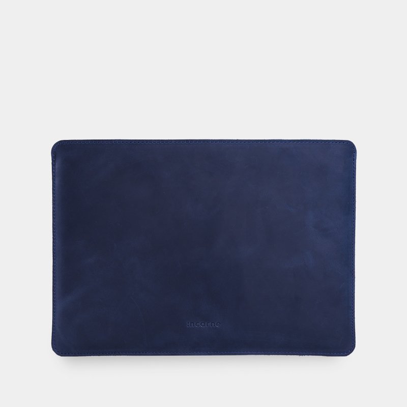 MacBook Air/Pro皮质笔记本电脑保护套——蓝色日常使用款 - 电脑包 - 真皮 蓝色