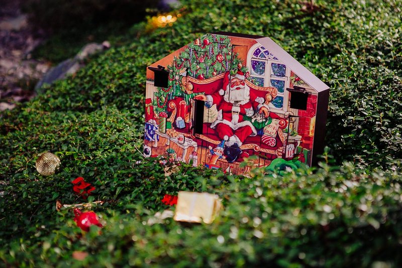 【独家限量】美国经典圣诞倒数盒-圣诞老人宝座 /完美圣诞体验/ - 摆饰 - 木头 红色