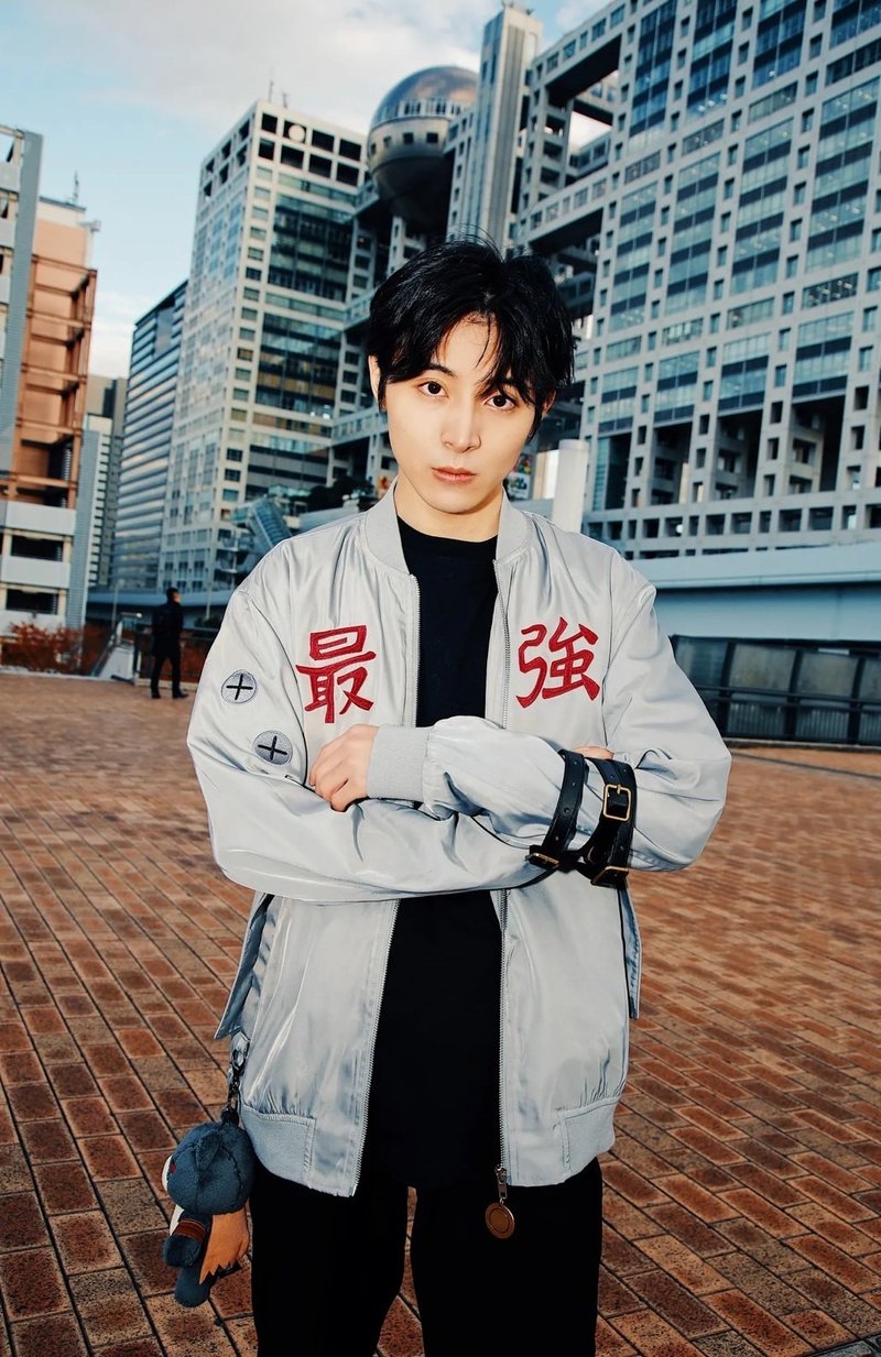 【XRAGE X 数码宝贝Digimon联名】钢铁悟空兽 飞行外套 MA-1 - 男装外套 - 其他材质 灰色