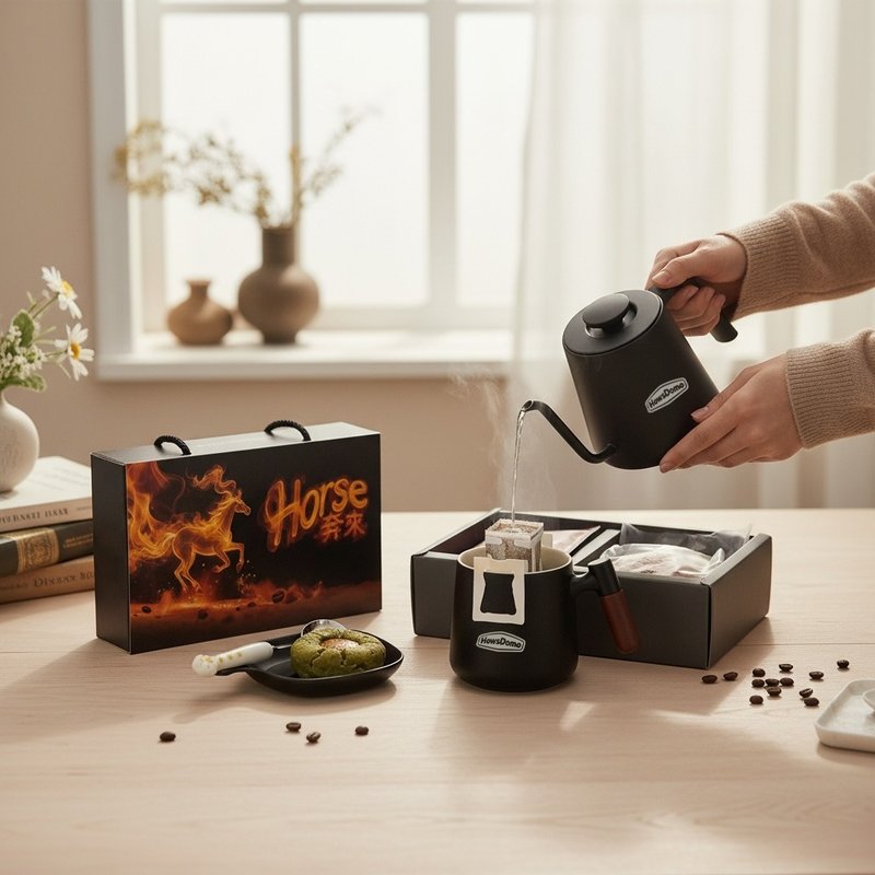 【黑马】好事奔来咖啡礼盒(综合10包混搭) - 咖啡 - 浓缩/萃取物 多色