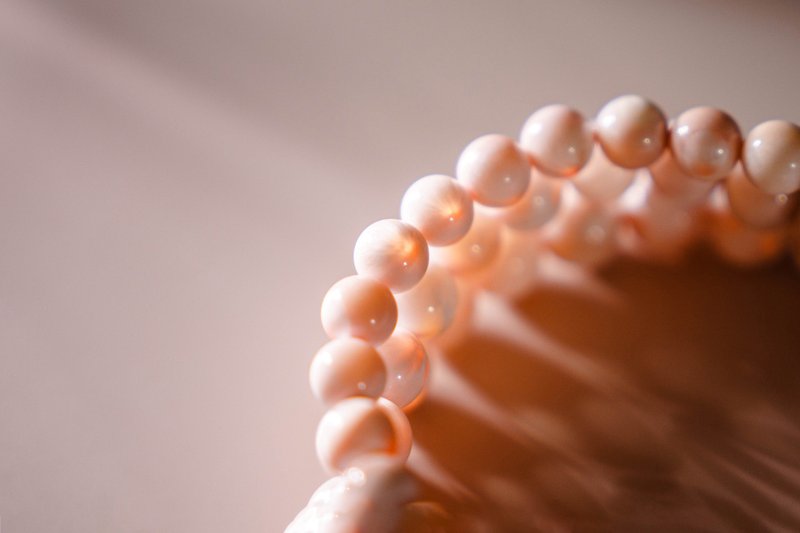 玫瑰钠沸石手珠 - 手链/手环 - 水晶 粉红色