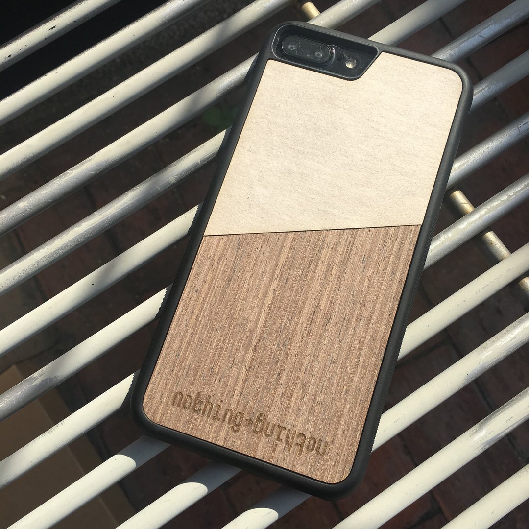IPhone case 6/ 6Plus/ 6s/ 6sPlus/ 7/ 7Plus/ 8/ 8plus / SE - 手机壳/手机套 - 木头 灰色