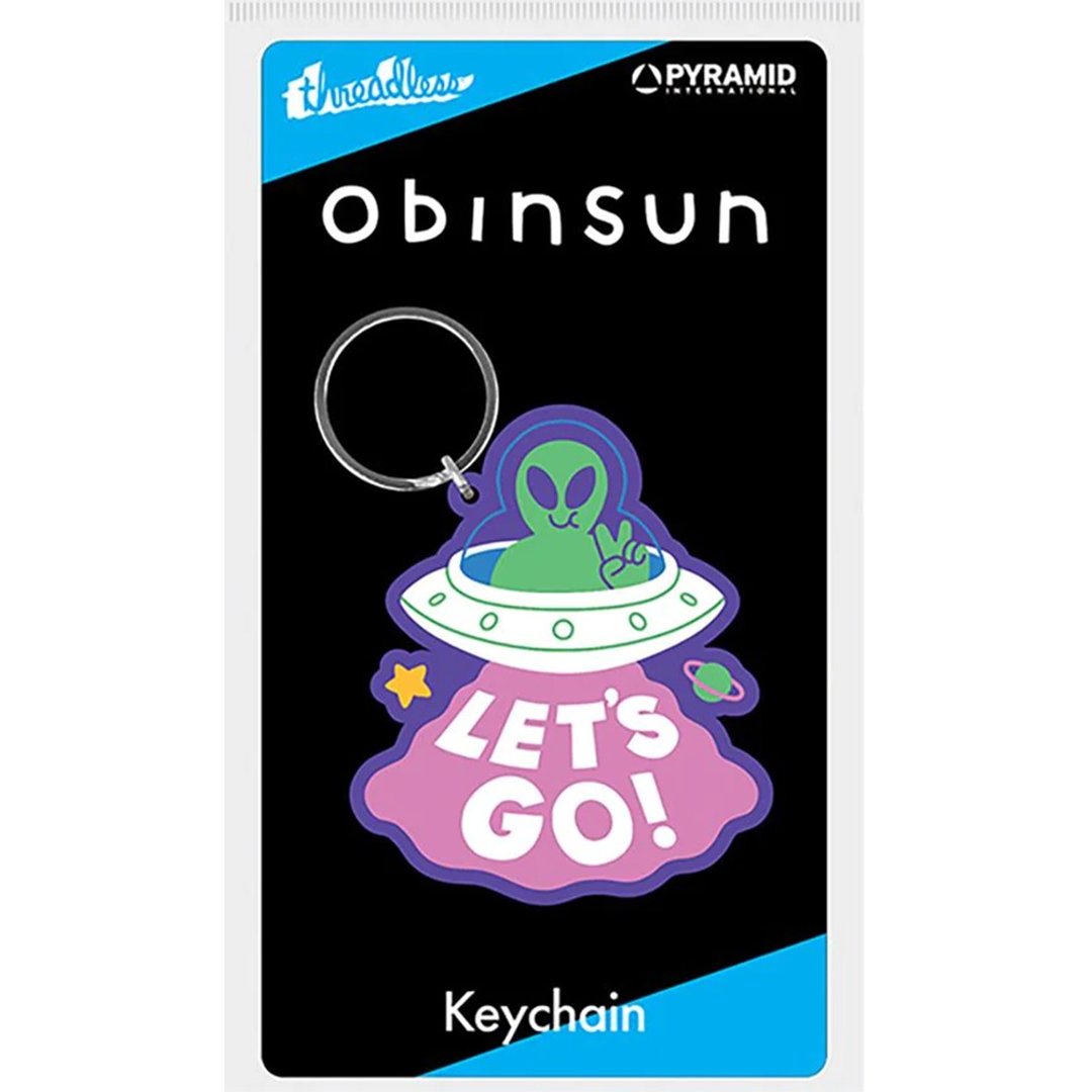 【Obinsun】外星人造型钥匙圈 - 吊饰 - 橡胶 多色