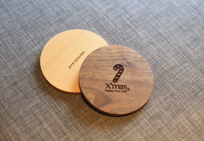 圣诞杯垫 糖果 - 其他 - 木头 咖啡色