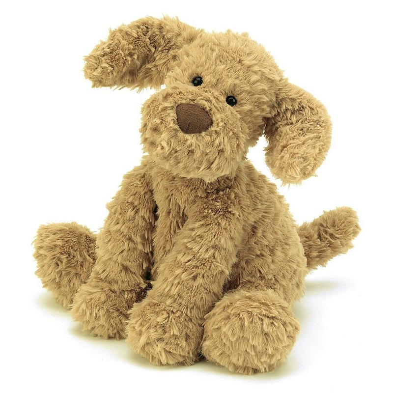 Fuddlewuddle Puppy 23cm 波浪毛小狗狗 - 玩偶/公仔 - 聚酯纤维 卡其色